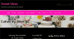 Desktop Screenshot of cakesbygeorgia.com